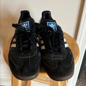VINTAGE Adidas Black and White Classic Samba OG Sneakers